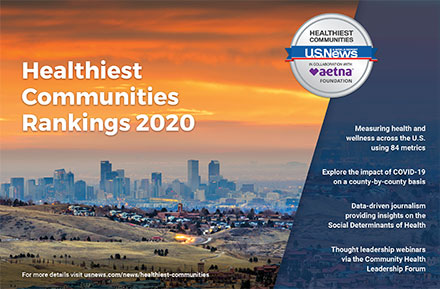 Healthiest Communities Rankings 2020