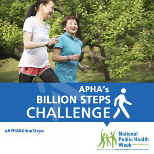 two women walking APHA's Billion Steps Challenge