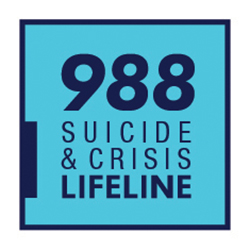 988 Suicide and Crisis Lifeline sign
