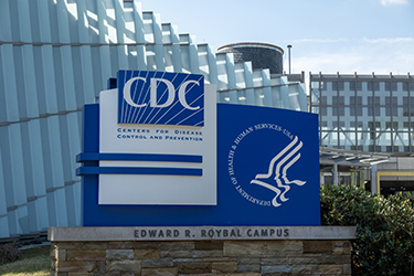 CDC sign outside agency