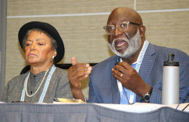 Donna Barnes and Kermit Crawford