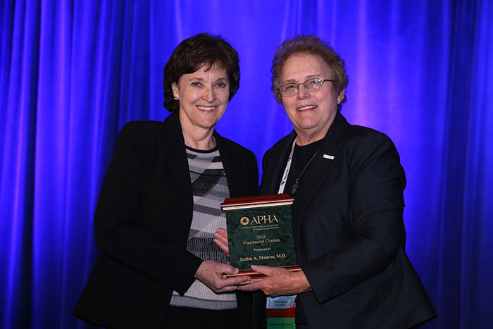 Pam Aaltonen and Judith Monroe